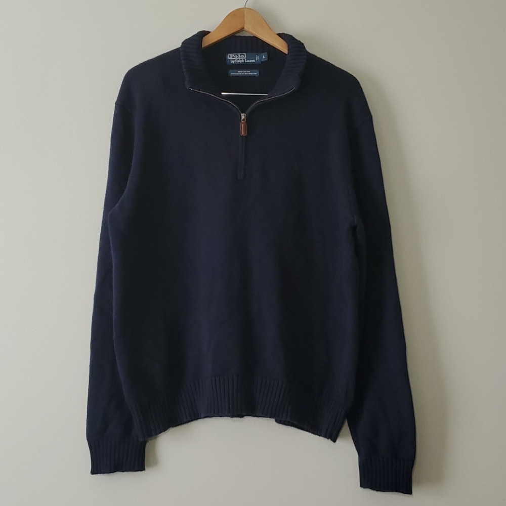 Polo 1/4 zip Sweater